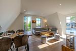 Wohnzimmer - Strandhaus Apartment 16 - Top-Hundeurlaub