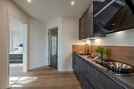 Küche / Küchenzeile - Strandhaus Apartment 16 - Top-Hundeurlaub