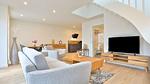 Wohnzimmer - Strandhaus Penthouse (Seeblick) - Top-Hundeurlaub