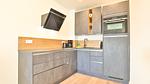 Küche / Küchenzeile - Strandhaus Penthouse (Seeblick) - Top-Hundeurlaub