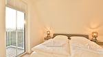 Schlafzimmer - Strandhaus Penthouse (Seeblick) - Top-Hundeurlaub