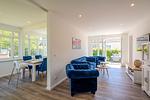 Wohnzimmer - Haus Westwind 2 - Top-Hundeurlaub
