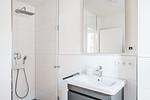Badezimmer - Dünenquartier Apartment 01 - Top-Hundeurlaub