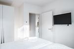 Schlafzimmer - Dünenquartier Apartment 01 - Top-Hundeurlaub