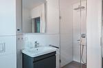 Badezimmer - Dünenquartier Apartment 02 - Top-Hundeurlaub