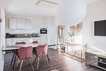 Wohnzimmer - Dünenquartier Apartment 03 - Top-Hundeurlaub
