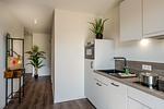 Küche / Küchenzeile - Dünenquartier Apartment 04 - Top-Hundeurlaub