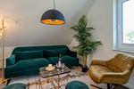 Wohnzimmer - Dünenquartier Apartment 04 - Top-Hundeurlaub