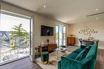 Wohnzimmer - Dünenquartier Apartment 05 - Top-Hundeurlaub