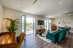 Wohnzimmer - Dünenquartier Apartment 05 - Top-Hundeurlaub