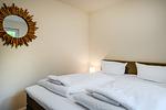 Schlafzimmer - Dünenquartier Apartment 24 - Top-Hundeurlaub