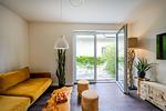 Wohnzimmer - Dünenquartier Apartment 24 - Top-Hundeurlaub