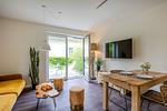 Wohnzimmer - Dünenquartier Apartment 24 - Top-Hundeurlaub