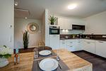 Küche / Küchenzeile - Dünenquartier Apartment 24 - Top-Hundeurlaub