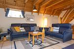 Wohnzimmer - Ferienhaus "Leuchtturm" Lale Andersen 11 - Top-Hundeurlaub