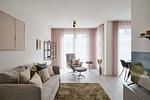 Wohnzimmer - Apartment A14 „Familienapartment mit 2 Bädern & Balkon“ im "Pine Hill Resort" - Top-Hundeurlaub