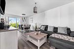 Wohnzimmer - Ferienwohnung Krosse Krabbe Olpenitz - Top-Hundeurlaub