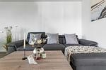 Wohnzimmer - Ferienwohnung Krosse Krabbe Olpenitz - Top-Hundeurlaub