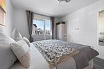 Schlafzimmer - Ferienwohnung Krosse Krabbe Olpenitz - Top-Hundeurlaub