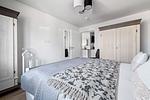 Schlafzimmer - Ferienwohnung Krosse Krabbe Olpenitz - Top-Hundeurlaub