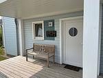 Terrasse - Ferienwohnung Krosse Krabbe Olpenitz - Top-Hundeurlaub