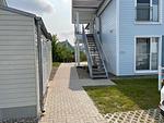 Terrasse - Ferienwohnung Krosse Krabbe Olpenitz - Top-Hundeurlaub