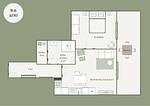 Grundriss - Apartment B11 "Pine Hill Resort" Ihr Rückzugsort mit großzügigem Balkon und Naturblick - Top-Hundeurlaub