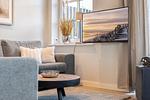 Wohnzimmer - Ferienhaus Gilde Hus Sylt - Top-Hundeurlaub