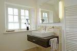 Badezimmer - Ferienhaus Sylt Hüs - urlauben unter Reet - Top-Hundeurlaub