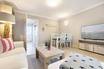 Wohnzimmer - Ferienwohnung Beach Hus - Top-Hundeurlaub