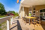 mit Blick auf die Terrasse - Ferienhaus 09 - Top-Hundeurlaub