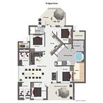 Grundriss - Ferienhaus 09 - Top-Hundeurlaub