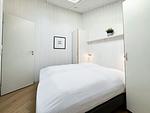 1. Schlafzimmer mit Doppelbett - Ferienhaus 13 - Top-Hundeurlaub