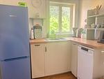 Gut ausgestattete Küche im Fina Bohult Landhus in Bohult - Fina Bohult Landhus - Top-Hundeurlaub
