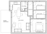 Grundriss - Ferienhaus Wichter Weg 19 - Top-Hundeurlaub