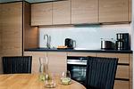 Küche / Küchenzeile - Villa Albatros - Appartement L3 Lohme Luxury Living - Top-Hundeurlaub