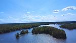 Luftaufnahme der Insel von Tiny Rosö im Allgunnen in Småland - Tiny Rosö - Top-Hundeurlaub