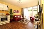 Wohnzimmer - Appartementhaus Villa Patricia Fewo 3 - Top-Hundeurlaub