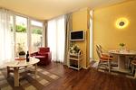 Wohnzimmer - Appartementhaus Villa Patricia Fewo 3 - Top-Hundeurlaub