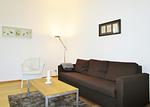 Wohnzimmer - Blick auf Villa Baltic Fewo 1 - Top-Hundeurlaub