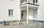 Fassade / Eingang - Blick auf Villa Baltic Fewo 1 - Top-Hundeurlaub
