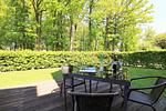 Terrasse - Blick auf Villa Baltic Fewo 1 - Top-Hundeurlaub