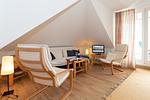 Wohnzimmer - Appartementhaus Sonnenburg Fewo 17 - Top-Hundeurlaub