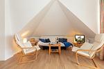 Wohnzimmer - Appartementhaus Sonnenburg Fewo 17 - Top-Hundeurlaub
