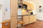 Küche / Küchenzeile - Appartementhaus Sonnenburg Fewo 17 - Top-Hundeurlaub