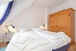 Schlafzimmer - Appartementhaus Sonnenburg Fewo 17 - Top-Hundeurlaub