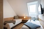 Schlafzimmer - Ferienreihenhaus "Mobby Dick" Lale Andersen 4g Galerie - Top-Hundeurlaub