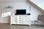 TV im Wohnzimmer - Wohnung 07-7 - Top-Hundeurlaub