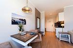 Esstisch im Wohnzimmer - Wohnung 59 - Top-Hundeurlaub