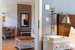 Blick zum Wohnzimmer - Wohnung 59 - Top-Hundeurlaub